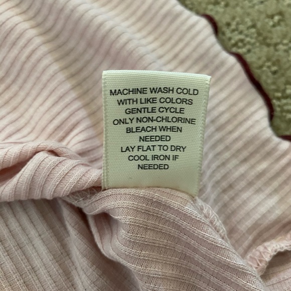 Light Pink Frilly Long Sleeve Top - Picture 8 of 11